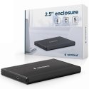 BOX ESTERNO 2.5" HDD SATA USB 3.0 PER HARD DISK CON VELOCITA' DI TRASFERIMENTO FINO A 5Gbps COLORE NERO EE2-U3S-3 GEMBIRD