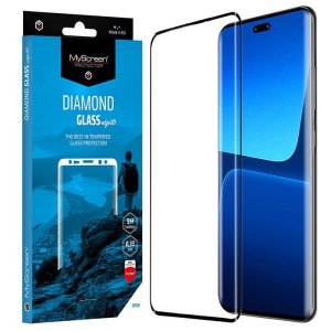 PELLICOLA per XIAOMI 13 LITE (5G) IN VETRO TEMPERATO FULL FACE 3D CORNICE COLORE NERO MYSCREEN DIAMOND GLASS EDGE 3D