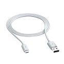 CAVO MICRO USB - LUNGHEZZA 3 MT COLORE BIANCO