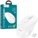 MOUSE WIRELESS 2.4G RISOLUZIONE 1200 DPI CON 4 TASTI E ROTELLINA SCROLL - CONFORTEVOLE E SILENZIOSO COLORE BIANCO GM14 HOCO