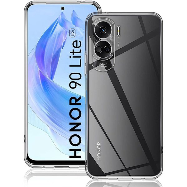 CUSTODIA per HUAWEI HONOR 90 LITE - IN GEL TPU SILICONE 1,8mm TRASPARENTE