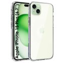 CUSTODIA per APPLE IPHONE 15 PLUS (6.7") IN GEL TPU SILICONE TRASPARENTE