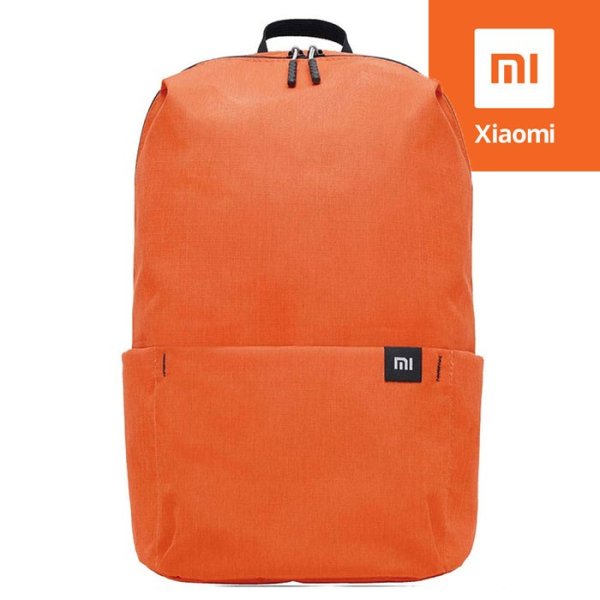 ZAINO ORIGINALE XIAOMI MI CASUAL DAYPACK CON 4 TASCHE, IMPERMEABILE E COMPATTO (CAPACITA' 10 LITRI) COLORE ARANCIO ZJB4148GL