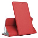 CUSTODIA per APPLE IPHONE 15 (6.1") FLIP ORIZZONTALE con CHIUSURA MAGNETICA INVISIBILE E INTERNO IN TPU COLORE ROSSO