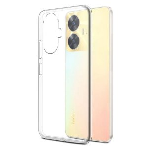 CUSTODIA per REALME C55, NARZO N55 IN GEL TPU SILICONE TRASPARENTE