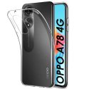 CUSTODIA per OPPO A78 (4G) IN GEL TPU SILICONE TRASPARENTE