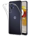 CUSTODIA per MOTOROLA MOTO G73 IN GEL TPU SILICONE TRASPARENTE