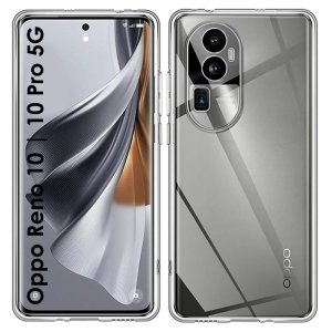 CUSTODIA per OPPO RENO 10 (5G), RENO 10 PRO (5G) IN GEL TPU SILICONE TRASPARENTE