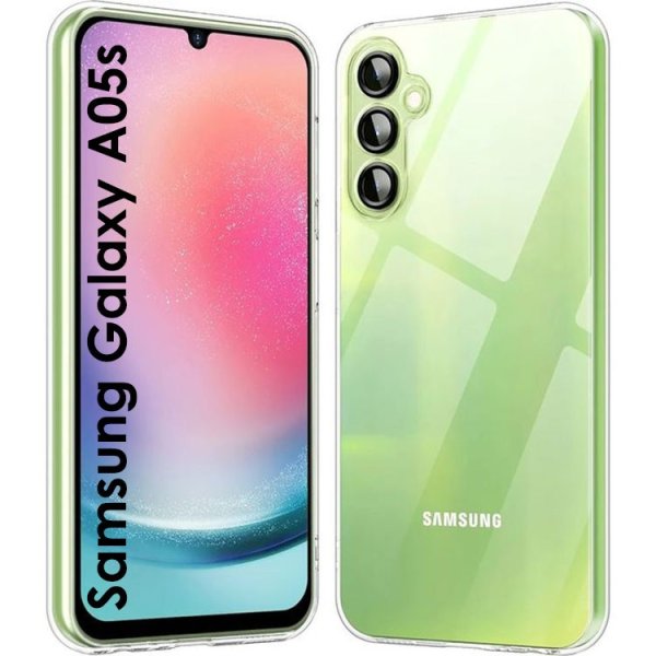 CUSTODIA per SAMSUNG GALAXY A05s (SM-A057) IN GEL TPU SILICONE TRASPARENTE