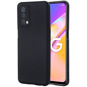 CUSTODIA per OPPO A93 5G - IN GEL TPU SILICONE SLIM COLORE NERO SATINATO