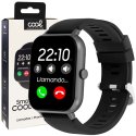 SMARTWATCH COOL FOREST BLUETOOTH IP67 - PUO' EFFETTUARE E RISPONDERE ALLE CHIAMATE, AVVISO NOTIFICHE E CINTURINO IN GOMMA NERO