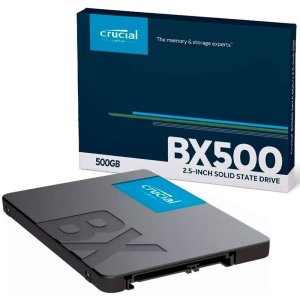 DRIVE A STATO SOLIDO SSD BX500 500GB 2,5" CON VELOCITA' DI TRASFERIMENTO FINO A 550MB/s IN LETTURA CRUCIAL CT500BX500SSD1