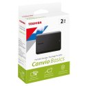 HARD DISK ESTERNO 2,5" 2TB CON TECNOLOGIA SUPERSPEED USB 3.2 GEN 1 COLORE NERO FINITURA OPACA HDTB520EK3AA TOSHIBA