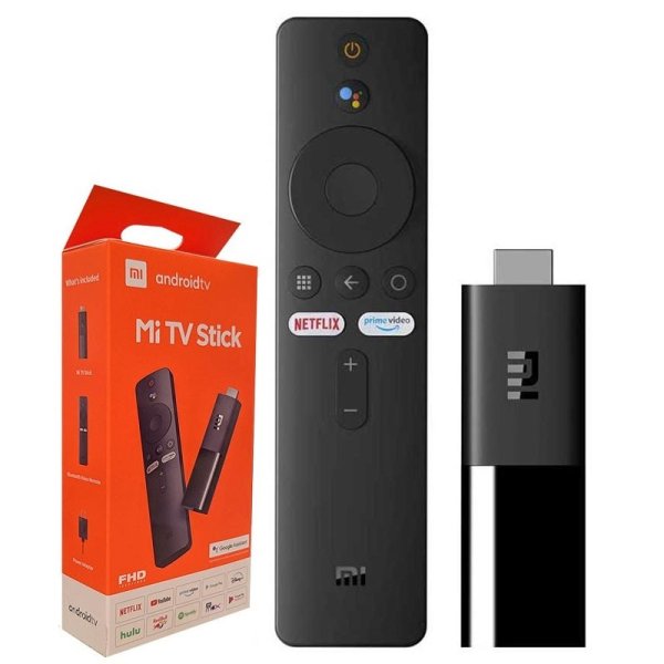 MI TV STICK XIAOMI STREAMING A PORTATA DI MANO POWERED by ANDROID TV CON ASSISTENTE GOOGLE E PROIEZIONE SMART NERO MDZ-24-AA