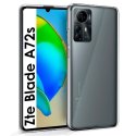 CUSTODIA per ZTE BLADE A72S IN GEL TPU SILICONE TRASPARENTE