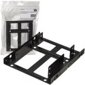 FRAME DI MONTAGGIO INTERNO IN METALLO PER PER 2 HDD E/O SSD DA 2.5" SU ALLOGGIAMENTO DA 3.5" CON VITI INCLUSE LKLU02 LINK