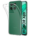 CUSTODIA per HONOR X8b IN GEL TPU SILICONE TRASPARENTE