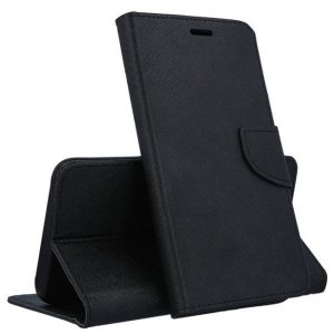 CUSTODIA per SAMSUNG GALAXY A35 (SM-A356) - FLIP ORIZZONTALE CON STAND, INTERNO IN TPU E TASCHE PORTA CARTE COLORE NERO