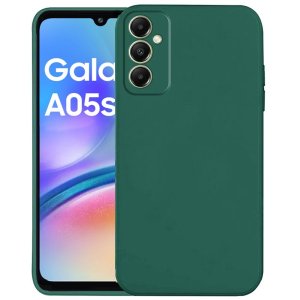 CUSTODIA per SAMSUNG GALAXY A05s (SM-A057) IN GEL TPU SILICONE SLIM COLORE VERDE SATINATO