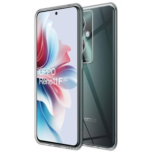 CUSTODIA per OPPO RENO11 F (5G) IN GEL TPU SILICONE TRASPARENTE