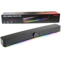 CASSA 10W SOUNDBAR GAMING S100 ITEK CON EFFETTO LUMINOSO RGB CONNESSIONE CON CAVO O WIRELESS BLUETOOTH ITSDS100