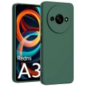 CUSTODIA per XIAOMI REDMI A3 IN GEL TPU SILICONE SLIM COLORE VERDE SATINATO