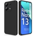 CUSTODIA per XIAOMI REDMI NOTE 13 4G IN GEL TPU SILICONE SLIM COLORE NERO SATINATO