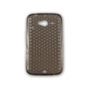 CUSTODIA GEL TPU SILICONE SEMI-RIGIDA per HTC CHACHA COLORE NERO