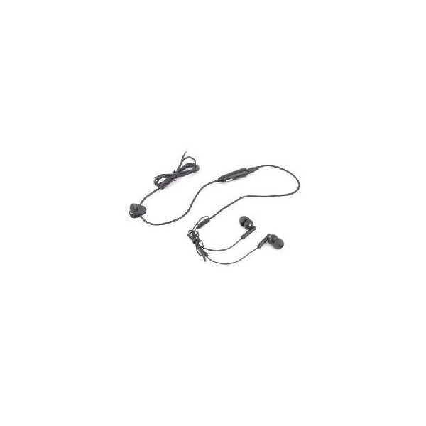 AURICOLARE STEREO con CONNETTORE JACK 3,5mm - GOMMINI E TASTO DI RISPOSTA COLORE NERO (KSA00.N95)