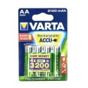 BATTERIE STILO RICARICABILI AA HR6 2100mAh BLISTER 4PZ VARTA