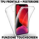 CUSTODIA per APPLE IPHONE 11 PRO MAX (6.5") IN GEL TPU SILICONE FRONTALE + POSTERIORE ULTRA SLIM 0,3mm TRASPARENTE