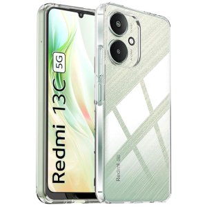 CUSTODIA per XIAOMI REDMI 13C (5G) TRASPARENTE IN GEL TPU SILICONE