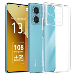 CUSTODIA per XIAOMI REDMI NOTE 13 5G TRASPARENTE IN GEL TPU SILICONE 1,8mm