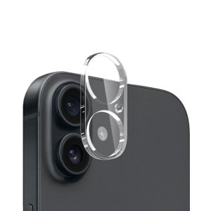 PELLICOLA per APPLE IPHONE 16 (6.1"), IPHONE 16 PLUS (6.7") IN VETRO TEMPERATO 5D PER BLOCCO LENTI FOTOCAMERA POSTERIORE