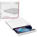 MASTERIZZATORE DVD/CD PORTATILE ULTRA SLIM USB 2.0 CON TECNOLOGIA SILENT PLAY E TV CONNECTIVITY COLORE BIANCO GP57EW40 HITACHI-LG