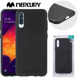 CUSTODIA per SAMSUNG GALAXY A50 (SM-A505), A30s (SM-A307), A50s (SM-A507) GEL TPU SILICONE NERO ALTA QUALITA' MERCURY STYLE LUX