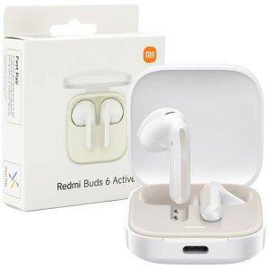 AURICOLARI BLUETOOTH 5.4 XIAOMI REDMI BUDS 6 ACTIVE CON SUPPORTO PER GOOGLE FAST PAIR COLORE BIANCO BHR8391GL