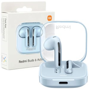 AURICOLARI BLUETOOTH 5.4 XIAOMI REDMI BUDS 6 ACTIVE CON SUPPORTO PER GOOGLE FAST PAIR COLORE CELESTE BHR8394GL