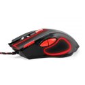 MOUSE OTTICO GAMING EGM401KR ESPERANZA CON FILO, 7 TASTI, FINO A 2400dpi E RETROILLUMINAZIONE COLORE NERO E ROSSO