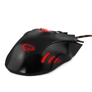 MOUSE OTTICO GAMING EGM401KR ESPERANZA CON FILO, 7 TASTI, FINO A 2400dpi E RETROILLUMINAZIONE COLORE NERO E ROSSO