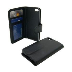 CUSTODIA VERTICALE FLIP PELLE per APPLE IPHONE 3G, 3GS COLORE NERO