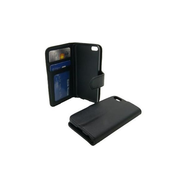 CUSTODIA VERTICALE FLIP PELLE per APPLE IPHONE 3G, 3GS COLORE NERO