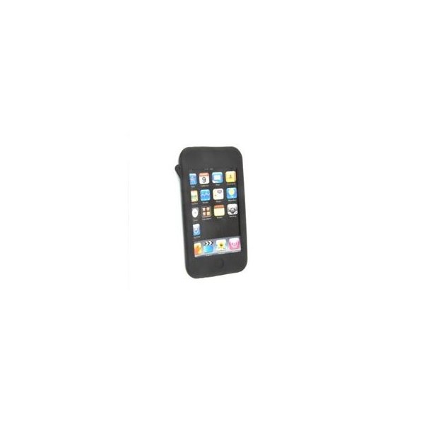 CUSTODIA IN SILICONE per APPLE IPOD TOUCH 1ª GENERAZIONE COLORE NERO