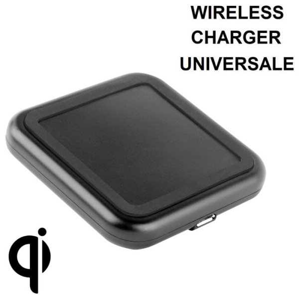 TRAVEL CASA WIRELESS 5W 210167 FONTASTIC COMPATIBILE CON TUTTI I DISPOSITIVI DOTATI DI TECNOLOGIA QI 1000mAh COLORE NERO