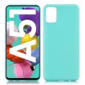 CUSTODIA per SAMSUNG GALAXY A51 (SM-A515) - IN GEL TPU SILICONE SLIM VERDE ACQUA SATINATO - ATTENZIONE..