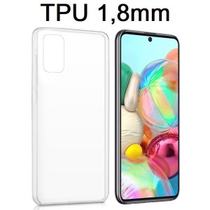 CUSTODIA per SAMSUNG GALAXY A51 (SM-A515) - IN GEL TPU SILICONE 1,8mm TRASPARENTE - ATTENZIONE..