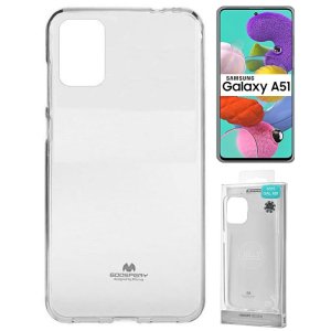 CUSTODIA per SAMSUNG GALAXY A51 (SM-A515) - IN GEL TPU TRASPARENTE MERCURY - ATTENZIONE..