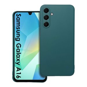 CUSTODIA per SAMSUNG GALAXY A16 (4G/5G) IN GEL TPU SILICONE SLIM COLORE VERDE SATINATO