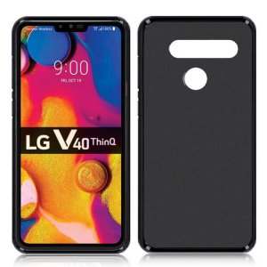 CUSTODIA per LG V40 THINQ IN GEL TPU SILICONE COLORE NERO