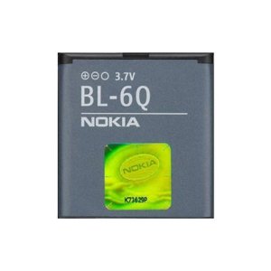 BATTERIA ORIGINALE NOKIA BL-6Q per 6700c, 6700c ILLUVIAL 970mAh LI-ION BULK